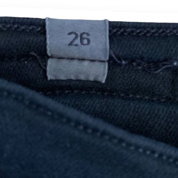 Citizens Of Humanity Rocket Crop High Rise Skinny Black Jeans Stretch Denim 26 - Picture 8 of 12